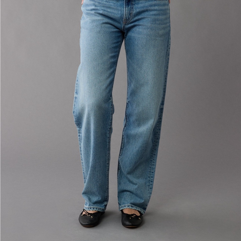 American Eagle Outfitters Ex Boyfriend Wide Leg Jeans